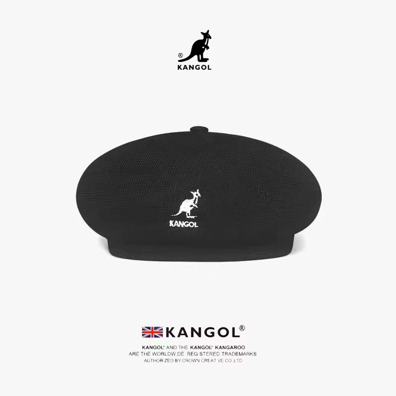 Настоящая Kangol Kangaroo Pumpkin Beadi Hat лицо маленький мужчина и дамы летняя сеть глаз Иннойц художник осьминог-шляпа