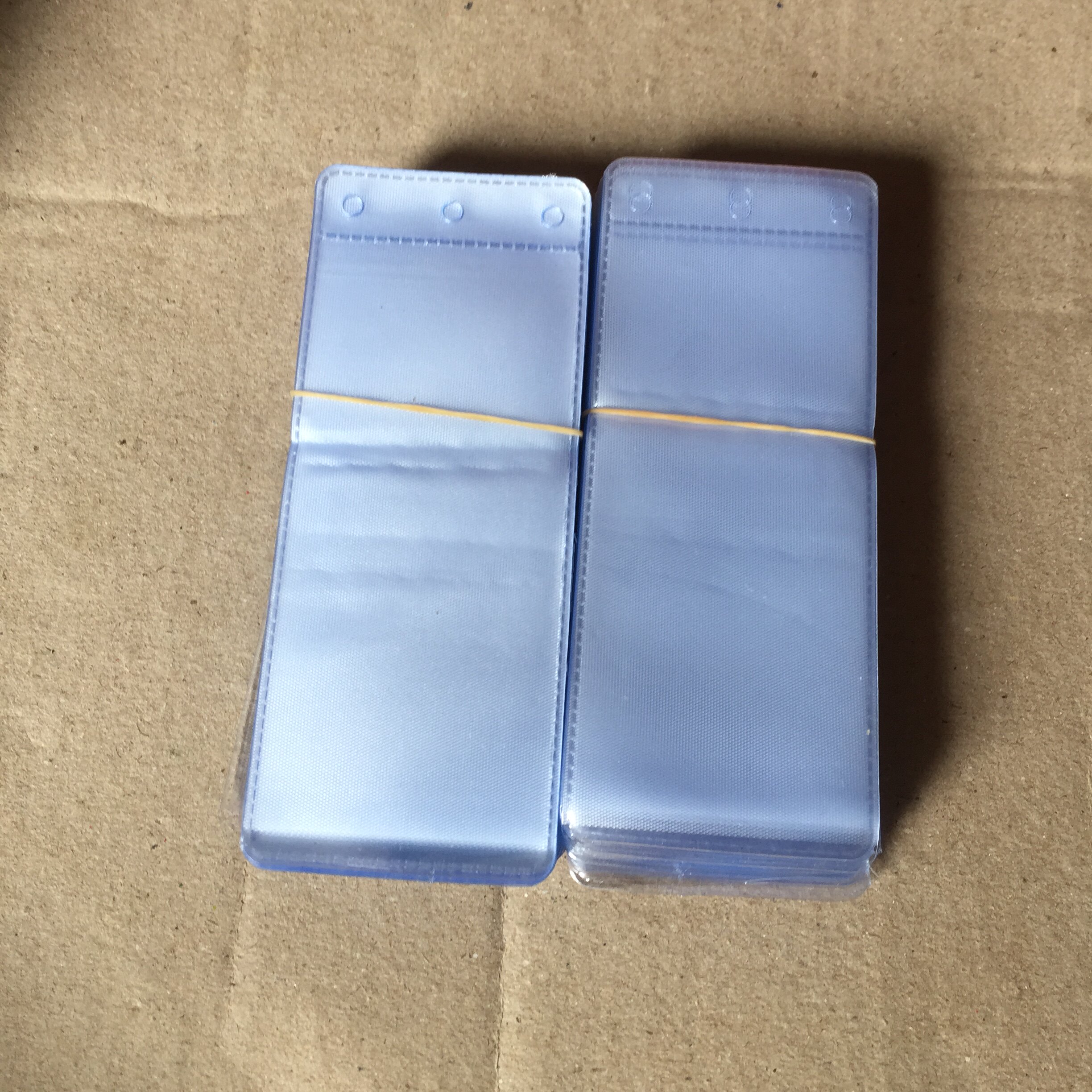 Belt buckle packaging bag 2 5 or less thin belt buckle protection bag PVC material 5 5*13 5cm