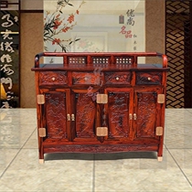 Laos rosewood shoe cabinet Chinese antique carved foyer entrance cabinet storage cabinet mahogany sideboard storage cabinet