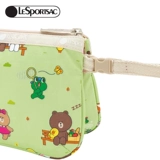 LeSportsac Line Friends Co -Crished Hand -сделанная ручная сумка для запястья сумка для запястья.