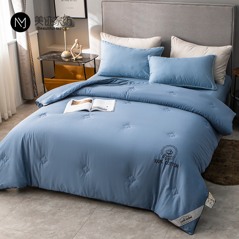 Xinjiang cotton quilt cotton quilt quilt Core Four Seasons Universal single air conditioning by summer pure cotton mattress spring and autumn quilt