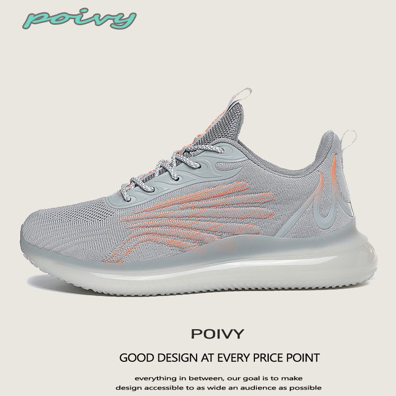 Coconut popcorn running shoes men hollow summer breathable 2022 new sneakers men's shoes trend knit