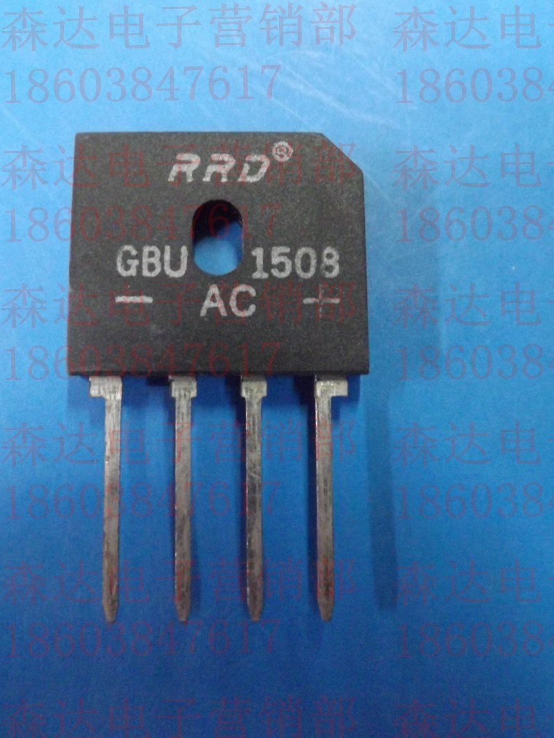 GBU1508 bridge flat bridge 15A bridge induction oven bridge 15A800V