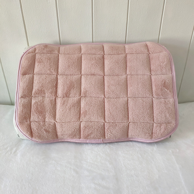 4 Foreign Trade Flannel Children Non-slip Strap Pillow Towel Thickened Warm Student Pillow Cushion Latex Pillow Cover