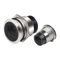 D-type module butt welding base 86-type panel round HDMI audio and video socket XLR fiber optic network USB