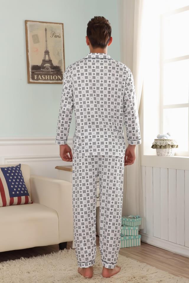 Pyjama pour homme en Coton à manche courte - Ref 3002968 Image 81