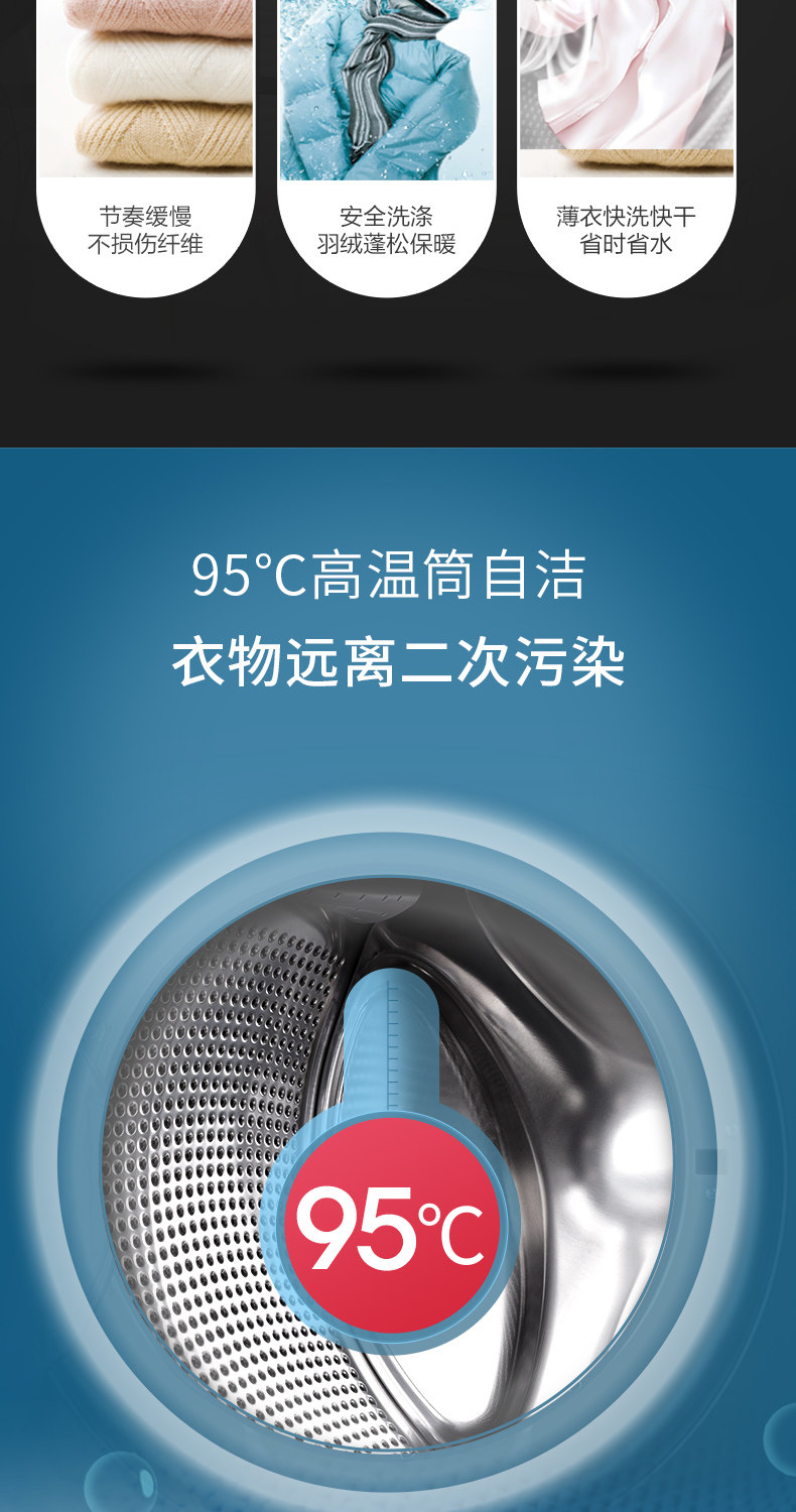 海信 10KG 全自动变频滚筒洗衣机 图14