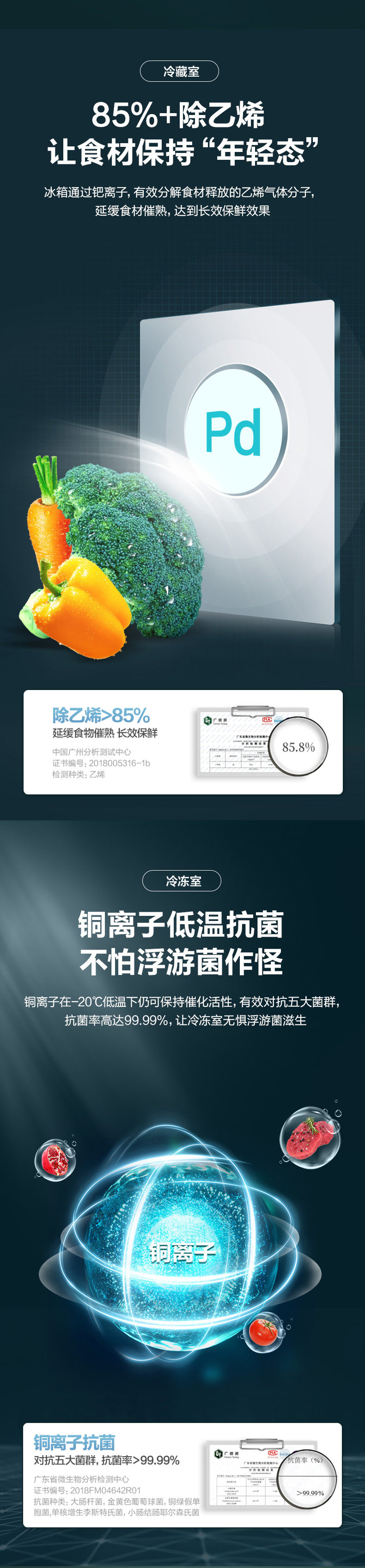 海信 食神系列 风冷无霜 双开门电冰箱 536L 抗菌不串味 图7