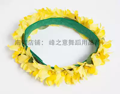 Hawaiian hula garland Dance performance accessories Beach hair accessories Head ring headdress hawaii hula Haku