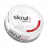 Шведский шнурский рот дым, дым, дым Skruf сильный белый бергамот