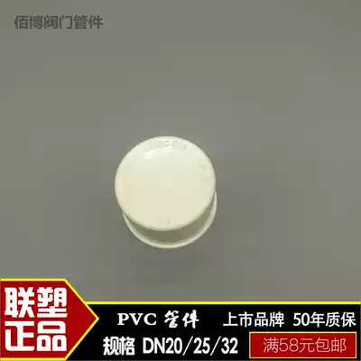 United plastic PVC pipe cap PVC water supply pipe fittings white plastic pipe cap UPVC blocking plug cap