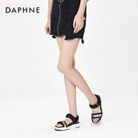 Daphne/达芙妮 Двухцветные комфортные повседневные босоножки на липучке на плоской подошве, коллекция весна 2020 года