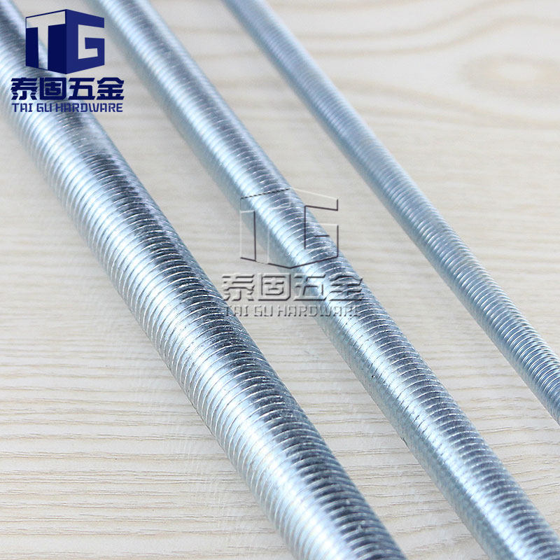 M4M5M6M8M10M12M14M16M18M20*1 m of galvanized dental galvanized teeth lengthened ultra-long screw rod
