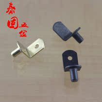 Glass green bronze layer plate bracket with or without perforated layer bracket partition plate nail Glass wood wardrobe bracket layer plate nail plate