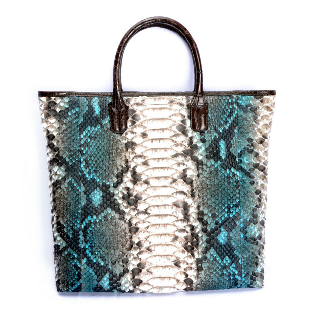 Henster high - end custom leather large bag ladder shaped large capacity Tot pack high - grade single shoulder handbag