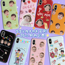 Suitable for Apple 13promax phone case customization Huawei mate40 couple to figure custom avatar case