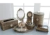 Bàn trang điểm openwork retro Hàn Quốc đích thực với gương gập gương Gương với gương - Gương gương bỉ Gương