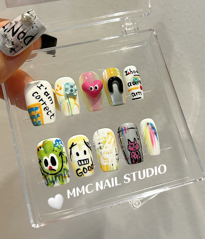 Baskette Niche Design Fun Wearable Nails Handmade Manicure Baskette Niche Design Fun Wearable Nails Handmade Manicure