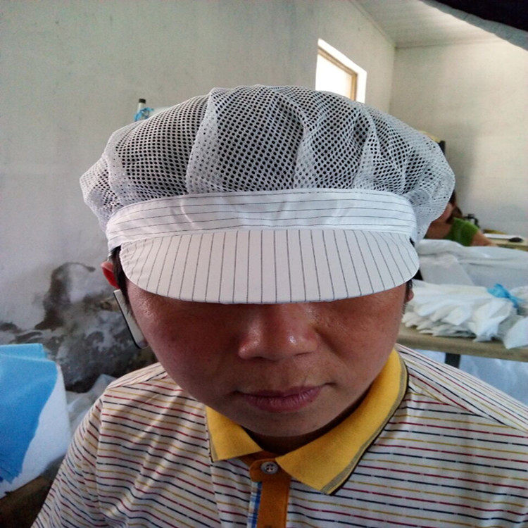 Anti-static working clothes anti-static working cap cap small worker cap anti-static coat dust-free cap