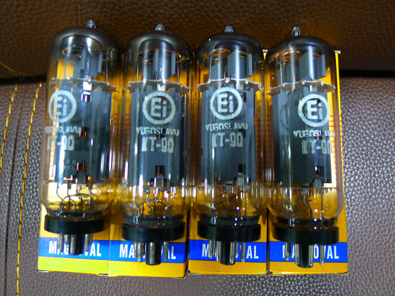 New original box Yugoslavia EI KT90 KT88 6550 vacuum tube for the same period B dark code