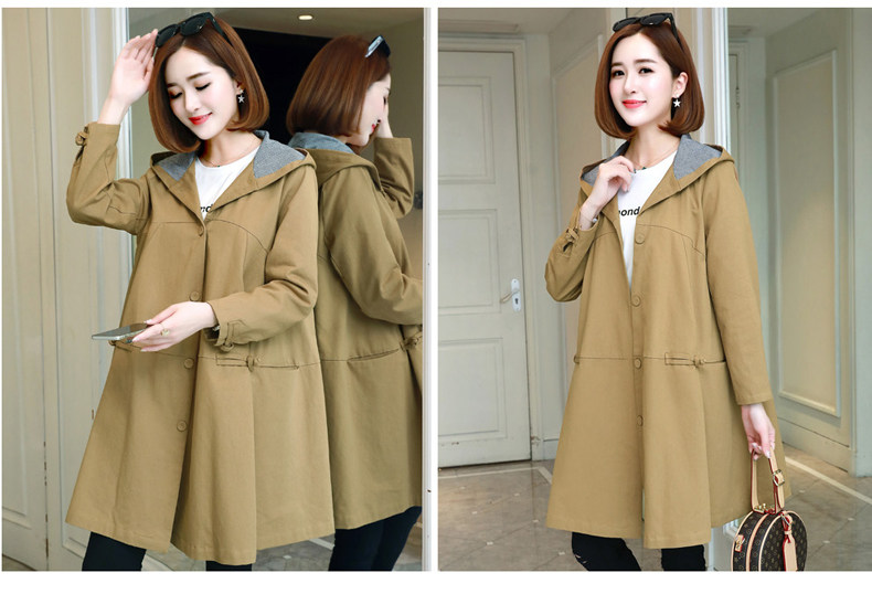 Trench pour femme FLOWER LU      en Coton - Ref 3226672 Image 19