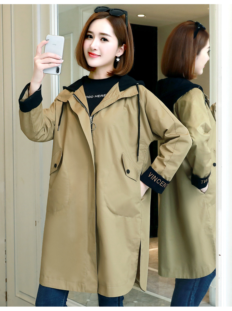 Trench pour femme FLOWER LU      en Coton - Ref 3226842 Image 12