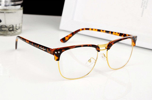 vintage rimless eyeglass frames