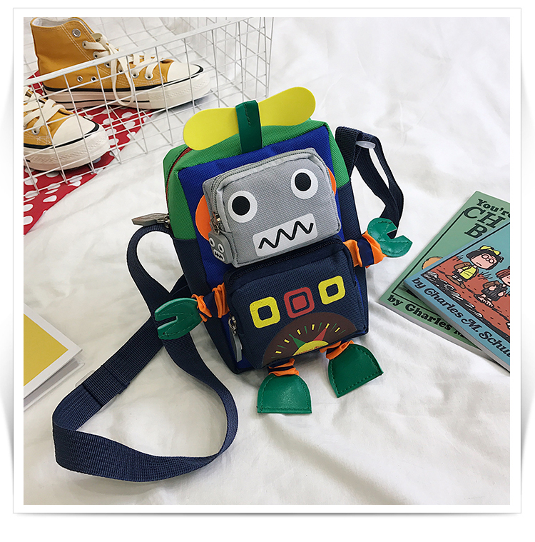 Cute Mobile Phone Bag Robot Bengdi Coin Purse Messenger Bag display picture 24