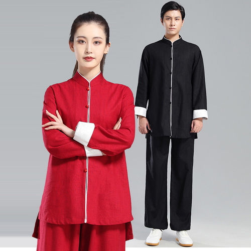 Tai chi clothing chinese kung fu uniforms Women new autumn suit Chinese style morning exercise Tai Chi Clothingquan training suit men original team performance Costume