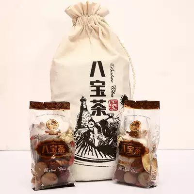 Ningxia specialty Wuma farm cloth bag packaging Wolfberry chrysanthemum eight treasure tea health bowl three bubble table 700g