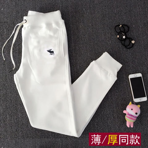 Mùa xuân và mùa hè quần mỏng phần phụ nữ quần âu thể thao quần nữ quần cotton cộng với nhung trắng mỏng và quần harem bó sát - Quần Harem quần thể thao nữ dài