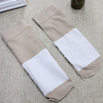 Short silk socks Childrens Child Velvet Short Socks Female Anti-Seduces Cotton Bottom Non-slip Invisible Ultra Slim Thickening Medium Cylinder Autumn winter