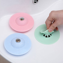 Buy 2 get 1 sink basin tank drain plug sewer press type deodorant cover floor drain deodorant kitchen water plug