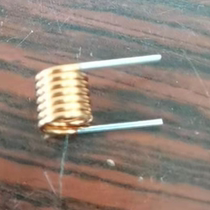 Horizontal coil 6 5 turns inner aperture 4 25MM 0 8 wires power supply hollow inductor coil inductor copper coil