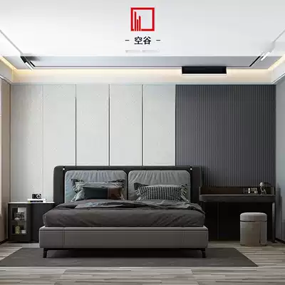 Empty Valley Custom background wall 2021 New finish wall panel hard bag bedroom bedside background wall modern simple