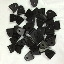 Factory direct plastic triangle fixed buckle triangle nail buckle wear elastic rope rubber buckle webbing tail