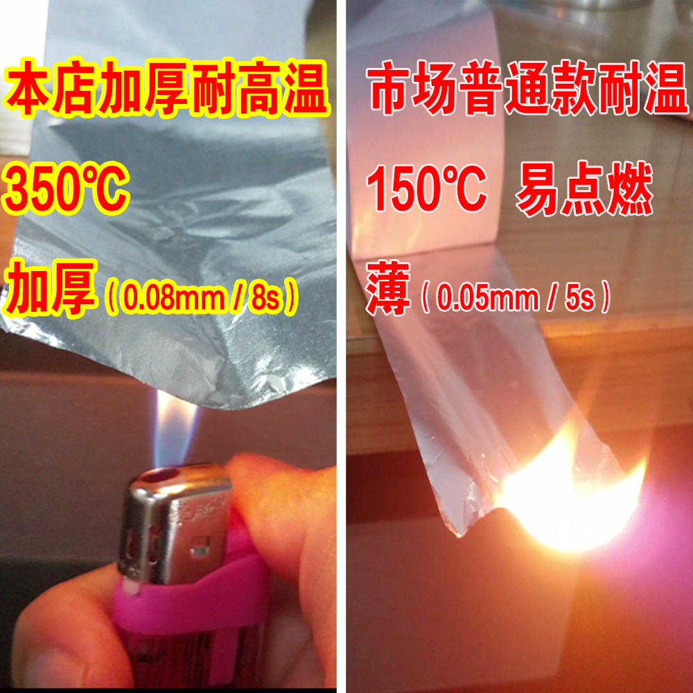 Nhôm lá băng nhiệt độ cao dày nhôm nguyên chất cách nhiệt giấy nhôm băng nhiệt độ cao chống thấm tự dính sửa chữa rò rỉ 2 cuộn băng dính vải cách nhiệt