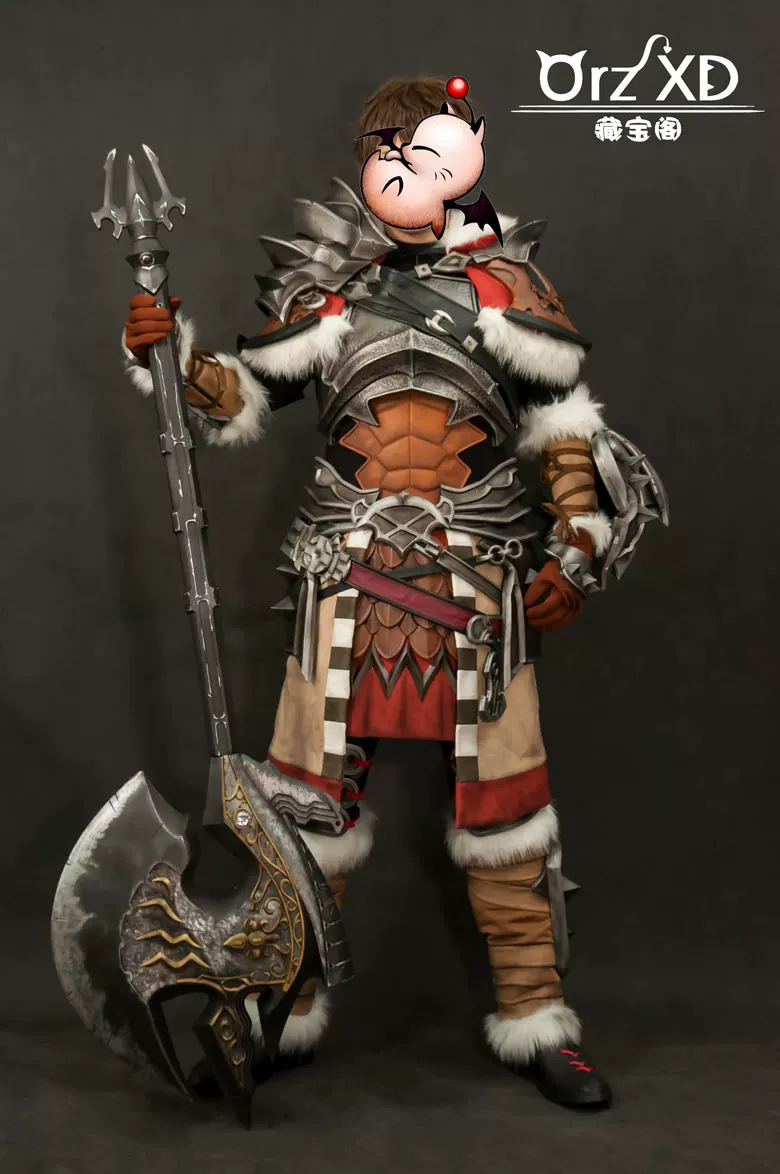 [Униформа школьника Final Fantasy 14FF14 Warrior Light 50] Реквизит для COSPLAY, поддержка графики/постановки, чтобы прийти