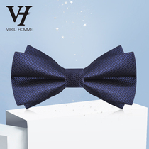 Bow tie male wedding wedding groom best man red suit shirt men personality fashion high-end bow women tide