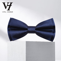 Bow tie male wedding wedding groom best man red suit shirt men personality fashion high-end bow women tide