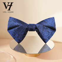 Mens best man groom red black bow tie shirt male wedding wedding British high-end Korean women bow