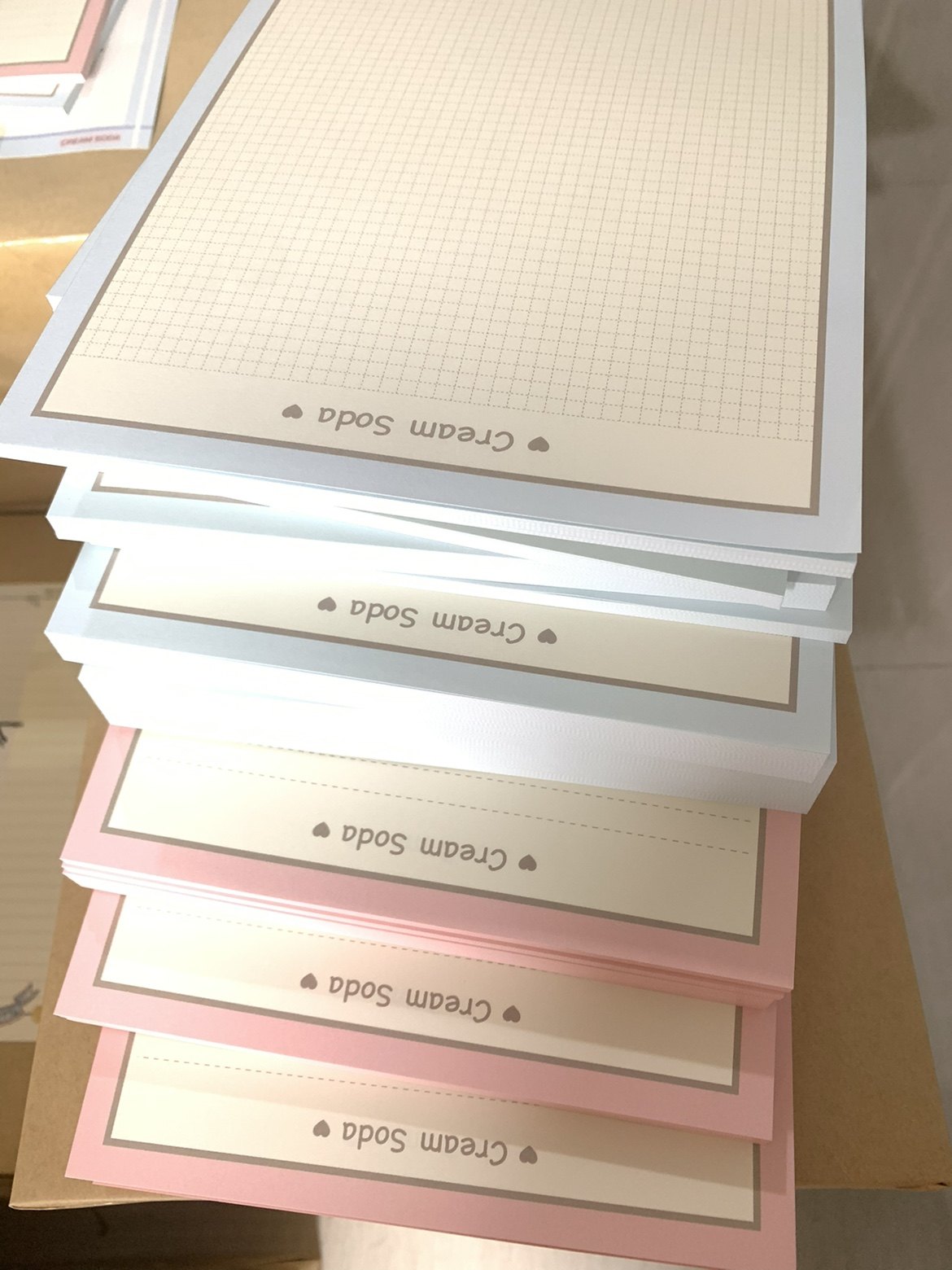 CREAMSODA cream soda shot paper B5 double-sided study paper Nina Shuflei ins wind notes