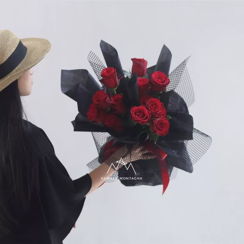 Korean bouquet flower art hard yarn net flower outer layer material flower shop Gege high-end packaging paper material