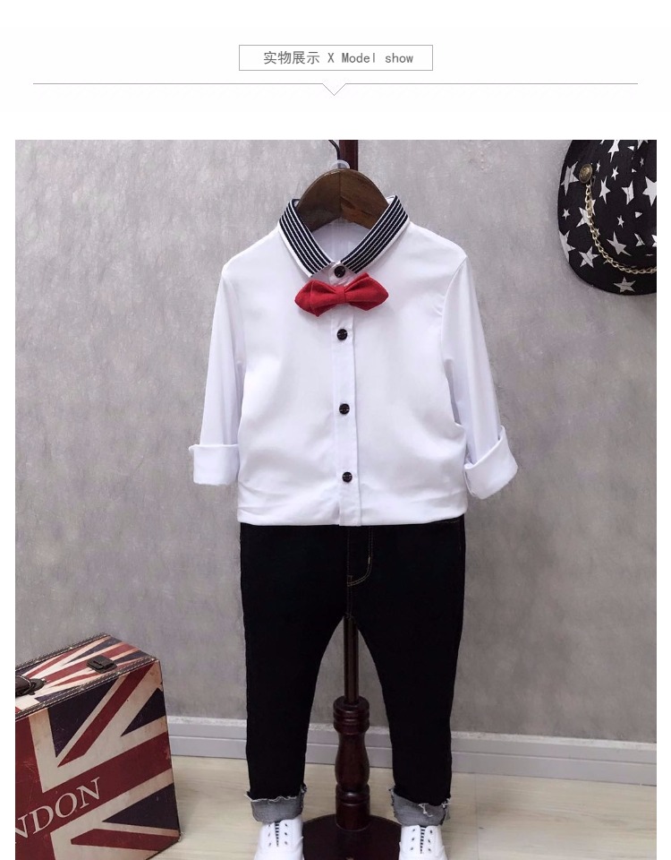 Chemise garcon à manche longue - Ref 2081782 Image 9