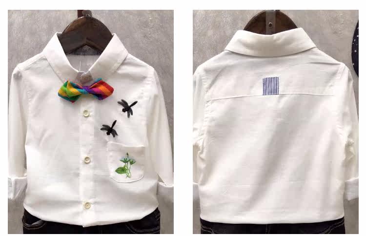 Chemise garcon à manche longue - Ref 2073957 Image 11