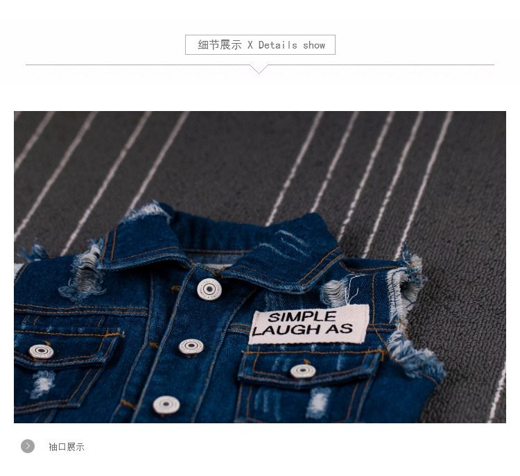 Gilet enfant en toile - Ref 2068381 Image 16