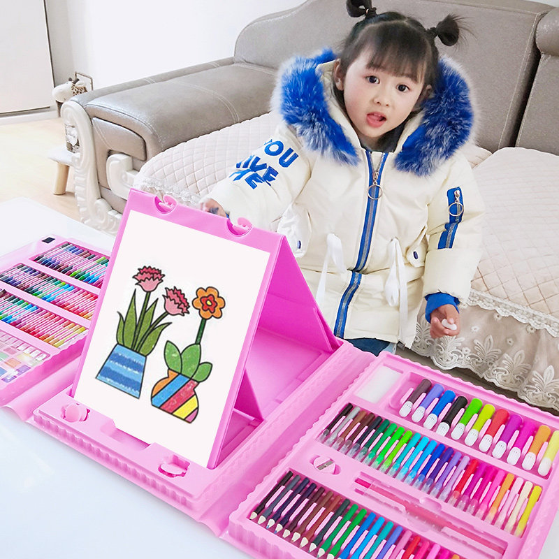 Children's Painting paintbrush tools suit Early teaching Fine art supplies Water powder Creative materials Graffiti supplies Kindergarten