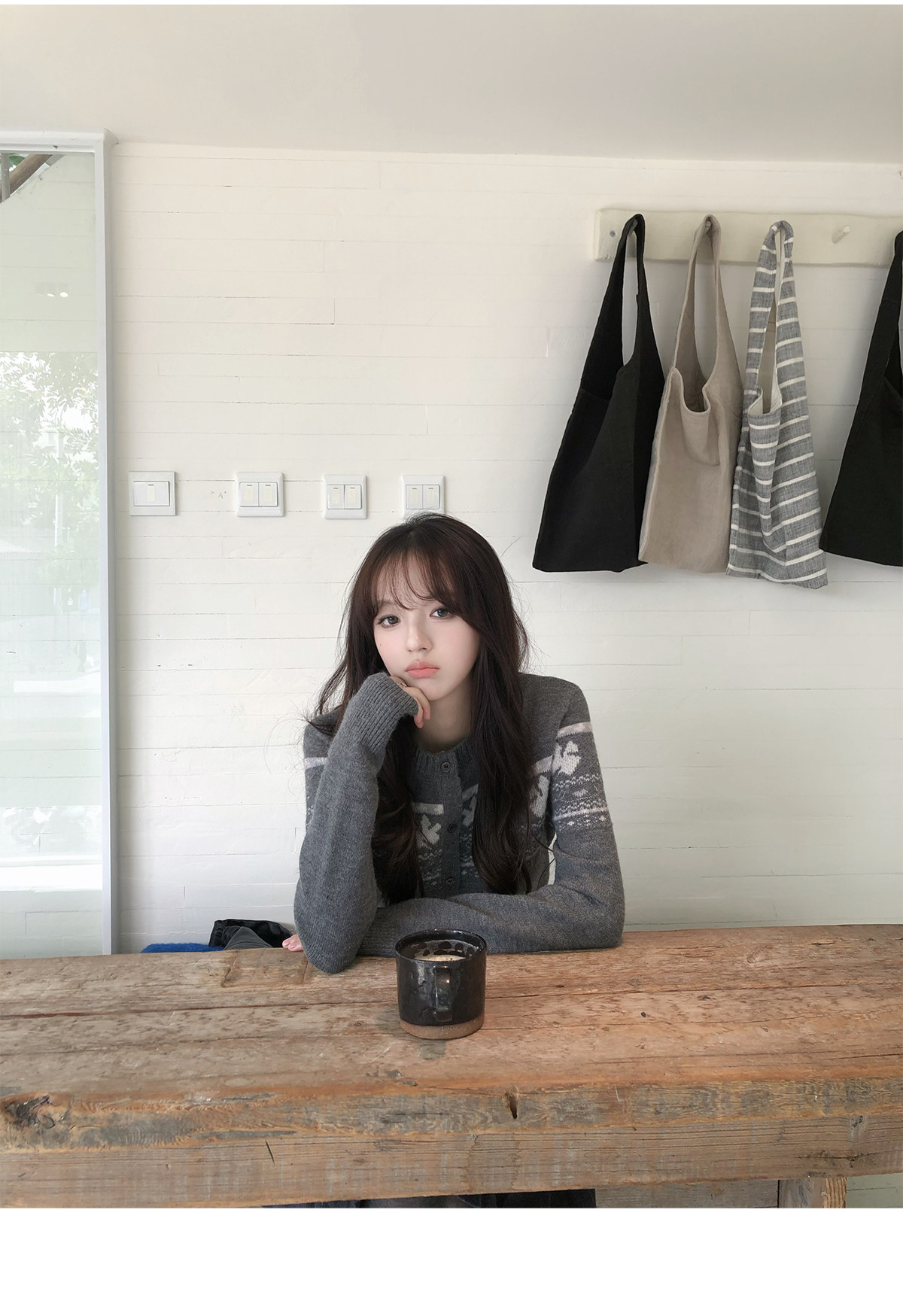 라운드 넥 오픈 가디건 쇼트 스타일 공정한 섬 스웨터 여자 가을 겨울 슬림해 보이는 느긋한 바람 몸매 가꾸기 오픈 가디건 맨위 로드 중 상세 이미지 26