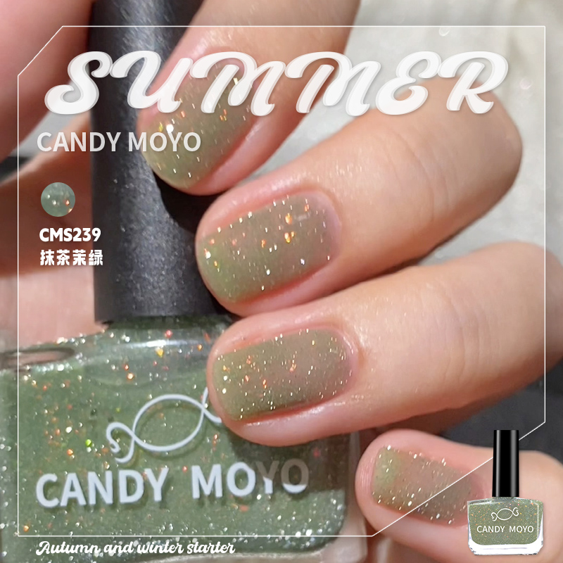 CandyMoyo bright sheet nail polish free of baking lasting fast dry non-exfoliating 2022 Summer new popswomen 