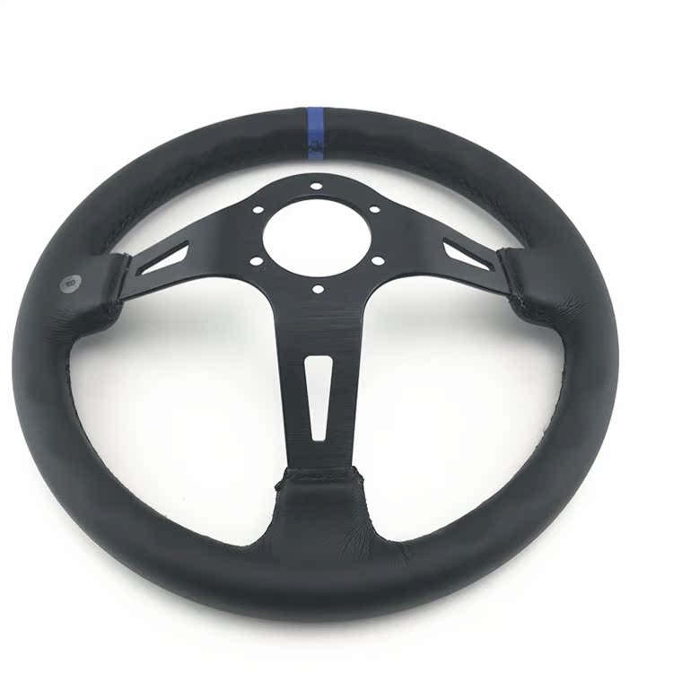 Xe sửa đổi vô lăng da vô lăng 14 inch siêu nhẹ khung sửa đổi đua xe vô lăng cạnh tranh mô hình phổ quát dụng cụ vệ sinh nội thất ô tô